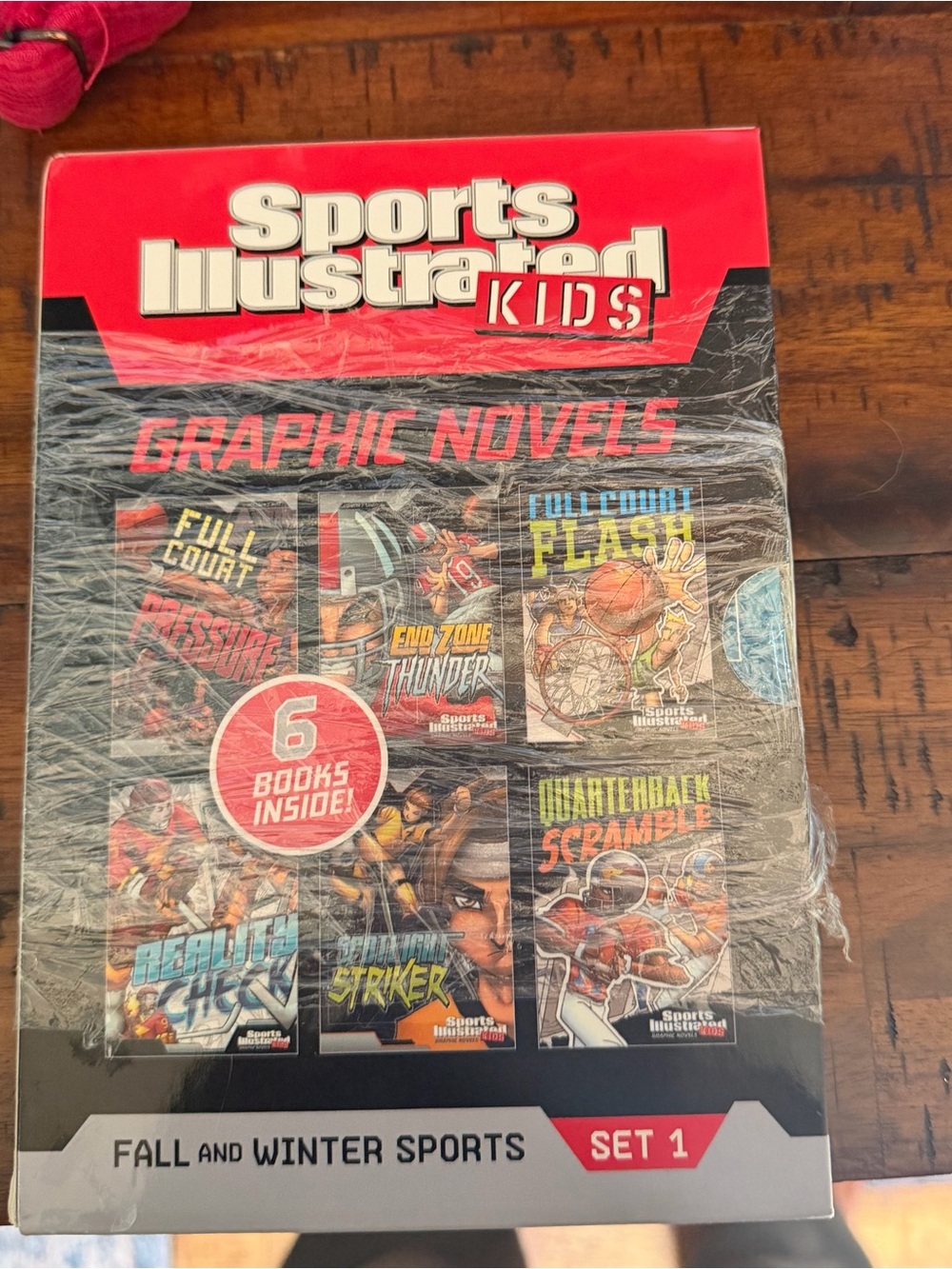 Graphic Novels Set 1 - Red & Black sports illustrated